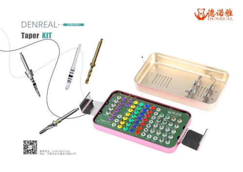 Taper KIT Tapered Implant Chiriji Twous|Enstriman chirijikal implant dantè tout-an-yon SetTaper K...